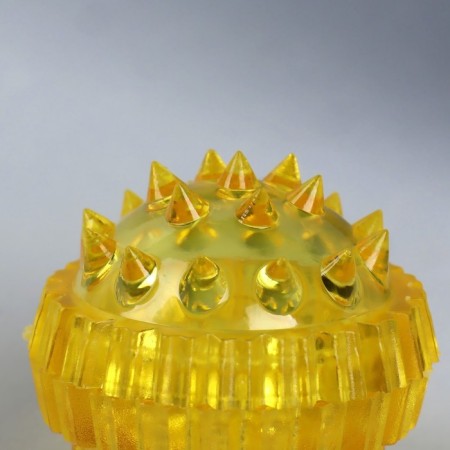 Su-jok massage, d = 3.5 cm, with 2 rings, yellow color-7