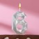 Candle in the cake on the skewer "polyhedron", the number 6, 7 cm, silver