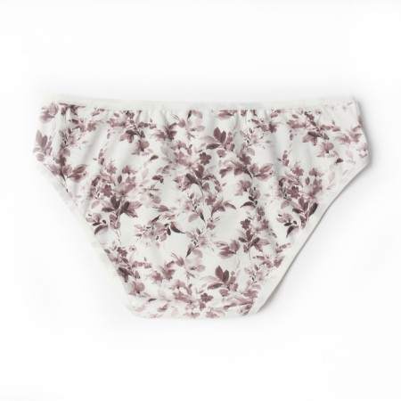 Panties women's slips Miss Beautiful, white/brown color, rr m (42-44)-2