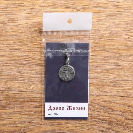 The amulet "Tree of life", metal pudter, art casting, d = 25 mm-3