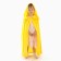 Carnival cloak for children, plush yellow, length 110 cm