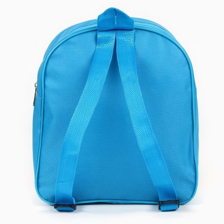 Backpack of a textile ditch with a pocket 30*25*9cm, Blue Tractor-2