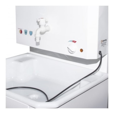 Washbuilder "Whirlwind" Comfort, with AVN, Stainless Moika, 1300 W, 14 L, White-7