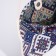 Shopper bag on magnet, white/blue color