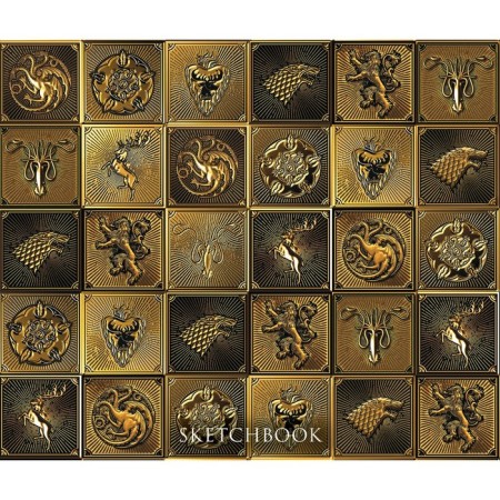 Sketchbook “Game of Thrones. Emblems of houses ", 24x20 cm, 96 pages