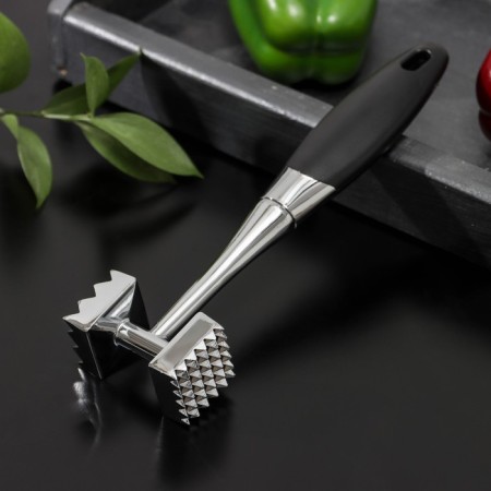 A hammer for picking meat of the share "chrome", 272 gr, black color-2