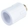 Combined "Politek" coupling, polypropylene, 25 mm x 1/2 ", external thread