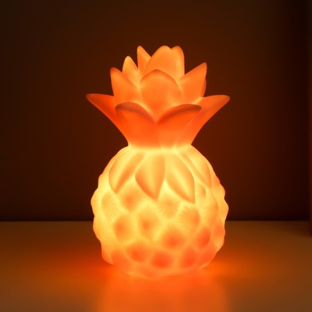 Night Plastic "Pineapple" MIX LEDH1 8x8x13 cm Risalux-2