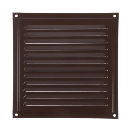 Ventilation grate Zein Lux RM1919KR, 190 x 190 mm, with a grid, metal, brown-3