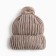 Female Winter hat, beige color, size 56-60