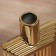 VAZA Ceramics Table "Bram" straight, 27.5x15 cm, gold