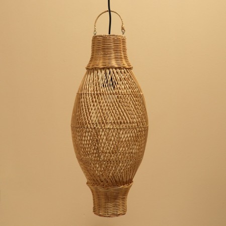 Lamp ceiling from the rattan "Suharto" 1x120W, E27, 25x25x60 cm-2
