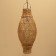 Lamp ceiling from the rattan "Suharto" 1x120W, E27, 25x25x60 cm