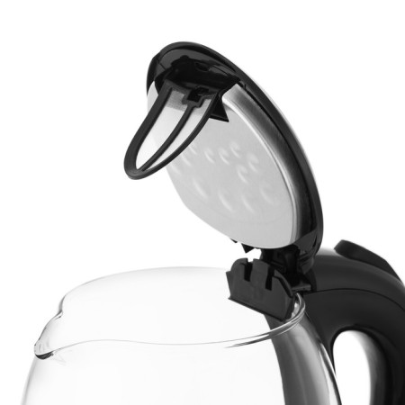 Electric ketta KitFort KT-657, glass, 1.7 l, 2200 watts, adjustment t °, silver-2