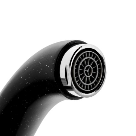 Haiba HB4113-7 kitchen mixer, single-leaf, on a nut, black-1