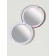 Mirror folding circle (2) s/took D7.3cm kisses MIX PLAST PACK qf