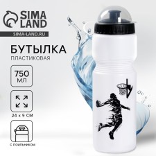 Basketball water bottle, 750 ml