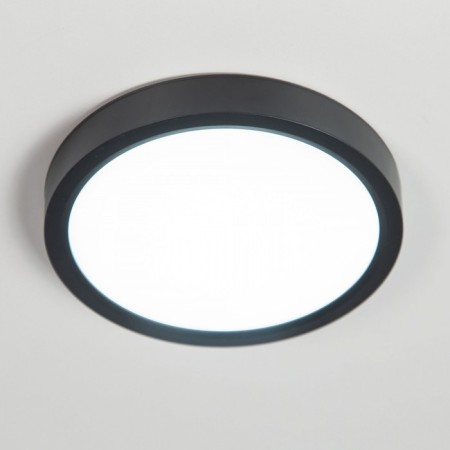Lamp of the Citilux “BASIC” CL738181V, 23x23 cm, 1x18W, LED, Black Color Black-4