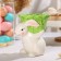 Bunny Bunny Cabbage Bowlast, 14.5 × 12 × 15.3 cm, white color, 14.5 × 12 ×