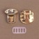 Bag Fraille, 2.2 × 2.7 cm, gold color
