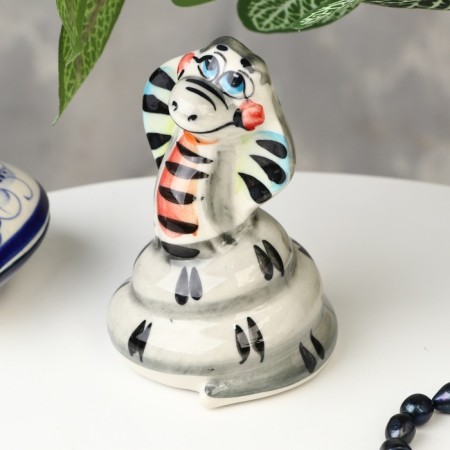 Souvenir "Snake Milena", Gzhel, Color, 10x6.5 cm-6