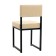 Chair "Loft 3", black/milk reptile
