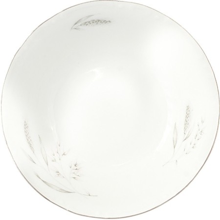 Constance salad bowl, decor "Silver ears, Platinum layering", 13 cm-1