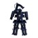 Minigan robot, transformed with metal elements