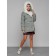 Women's winter jacket, size 52, light green color