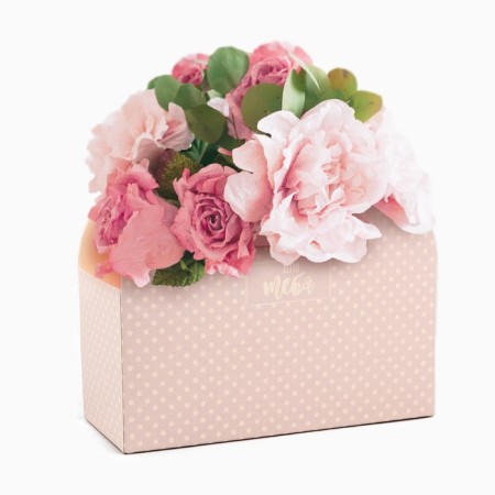 Box for flowers folding "for you", 17 × 13 × 7 cm