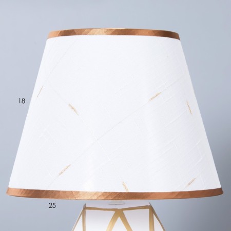 Santano table lamp E14 40W white-gold 20x25x39 cm Risalux-3