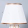 Santano table lamp E14 40W white-gold 20x25x39 cm Risalux