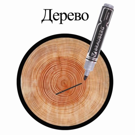 Permanent marker 5.0 mm Brauberg Neo, black-10