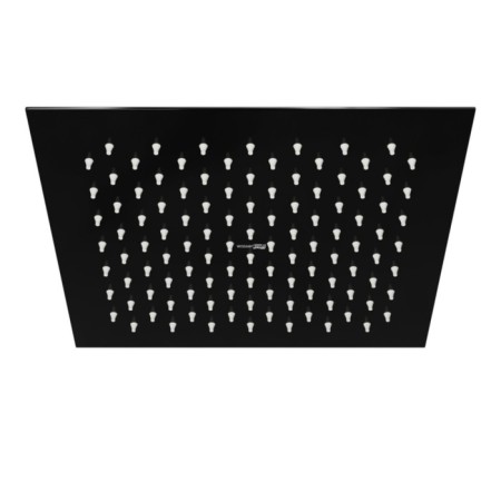 Shower Lake Wasserkraft A199, tropical, 250 x 250 mm, stainless steel, black