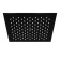 Shower Lake Wasserkraft A199, tropical, 250 x 250 mm, stainless steel, black