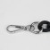 A chain for a bag, with carbines, plastic, 23 × 17 mm, 30 cm, black/silver color