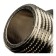 Nippel transition stout SFT-0004-001238, 1/2 "x3/8", external carving, nickelized brass