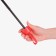 Mechanical “monoton” umbrella, satin, 4 additions, 8 spokes, r = 49 cm, red color