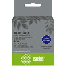 Ribbon cartridge Cactus CS-D1-40913 40913 for DYMO LM 160, 210D, 280, PNP, 420p, 500 TS;   1076314