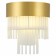 Sconces st. SL1352.201.01. Aversa. 1x40 W, E14, 26x30 cm, golden color