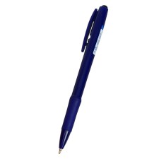 Automatic ball handle 0.7 mm, blue rod, blue case, with a rubber holder