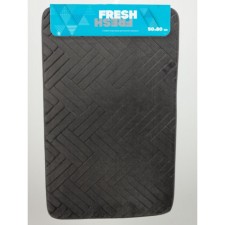Коврик в ванную комнату Fresh «Паркет», 50 х 80 см, цвет серо-коричневый
