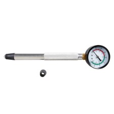 Компрессометр KRAFT KT831010, 16 атм, прижимной, удлиненный, ГАЗ 406 дв. 16V