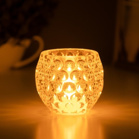 Night "Candle" LED from 3xlr44 batteries 7.5x7.5x7 cm-2