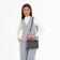 Bag Cross-Bodi with a zipper, gray color