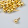 Brads for creativity Metal "Golden Hemispar" set of 50 pcs 1.5x0.8x0.8 cm
