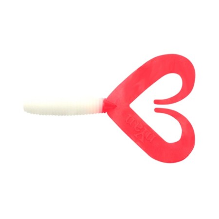 Twizter Yaman Pro look-Two, 5.1 cm, color #05-white with red tail, packaging 10 pcs.