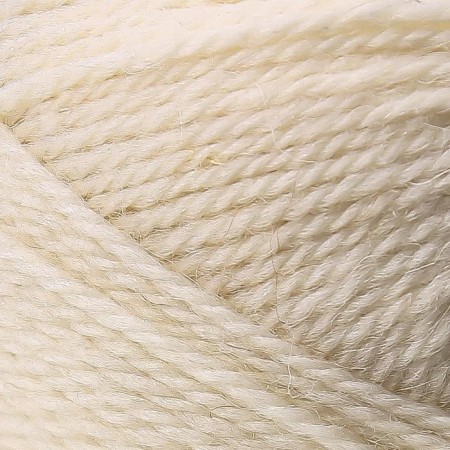 Yarn "Argentinean wool" 100% imported wool 200m/100g (205, white)-2
