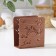 Wooden napkin "Spring Tale", 12 × 12 × 5.5 cm, brown color