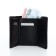 Women's wallet on magnets, black color